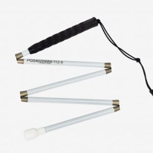 Valkoinen keppi Ambutech hk 5-os - Musta