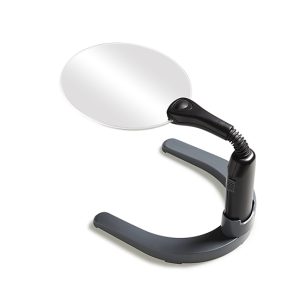 Suurennuslasi Möller ModernStand 2x LED, halk. 13cm
