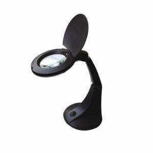 Suurennuslasivalaisin SLV5 LED, musta